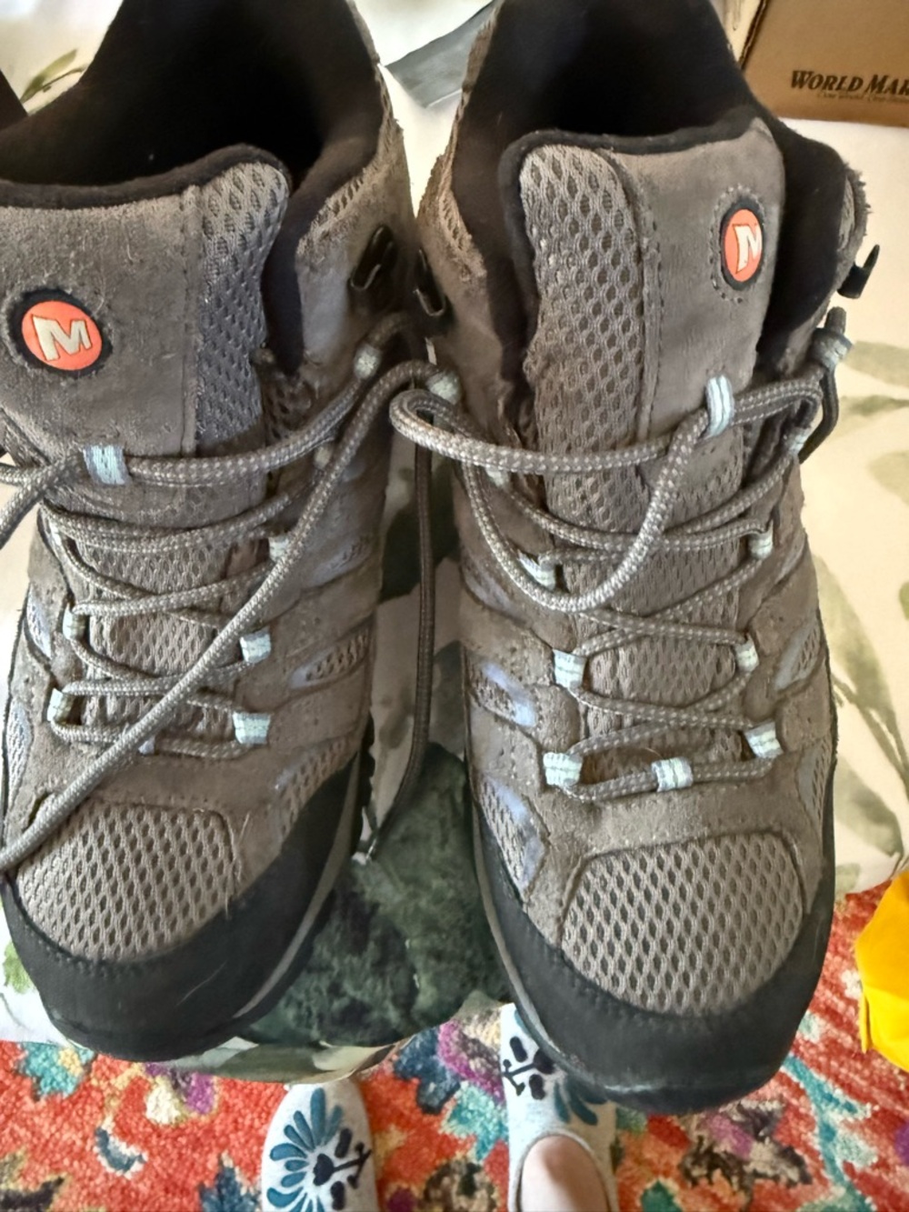 Merrell Gray and Black Trail “Granite”